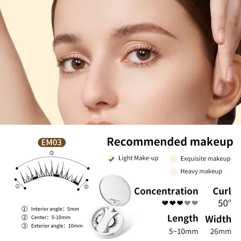 Magnetic False Eyelashes Set with Applicator - MegaEssentials