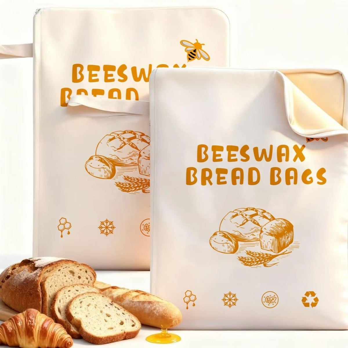 Cotton Linen Bread Bag - MegaEssentials
