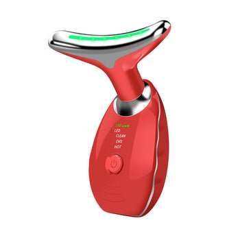 Beauty Facial Massager, 7 Color Wavy Acne Beauty Microcurrent Facial Device Skin Firming for Face Neck Beauty Device, - MegaEssentials