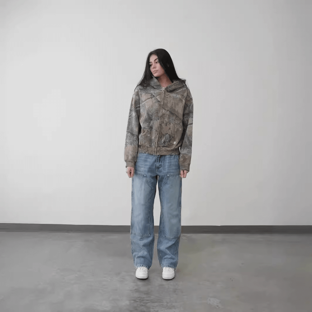 Urban Camo Retro Hoodie - MegaEssentials