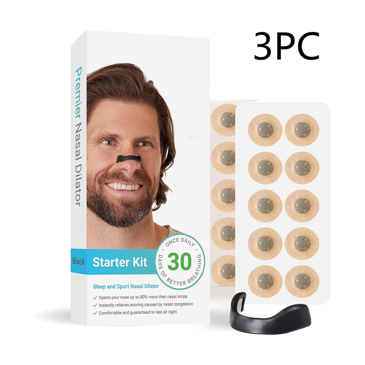 Magnetic Nasal Dilator Strips for Better Sleep - MegaEssentials
