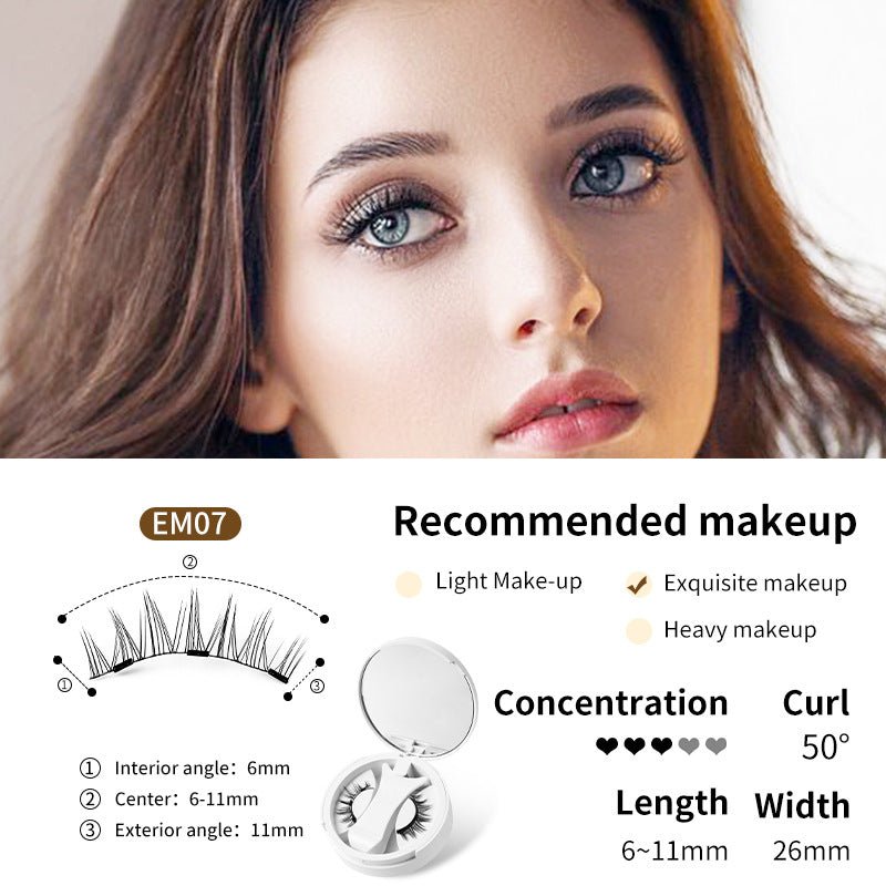 Magnetic False Eyelashes Set with Applicator - MegaEssentials