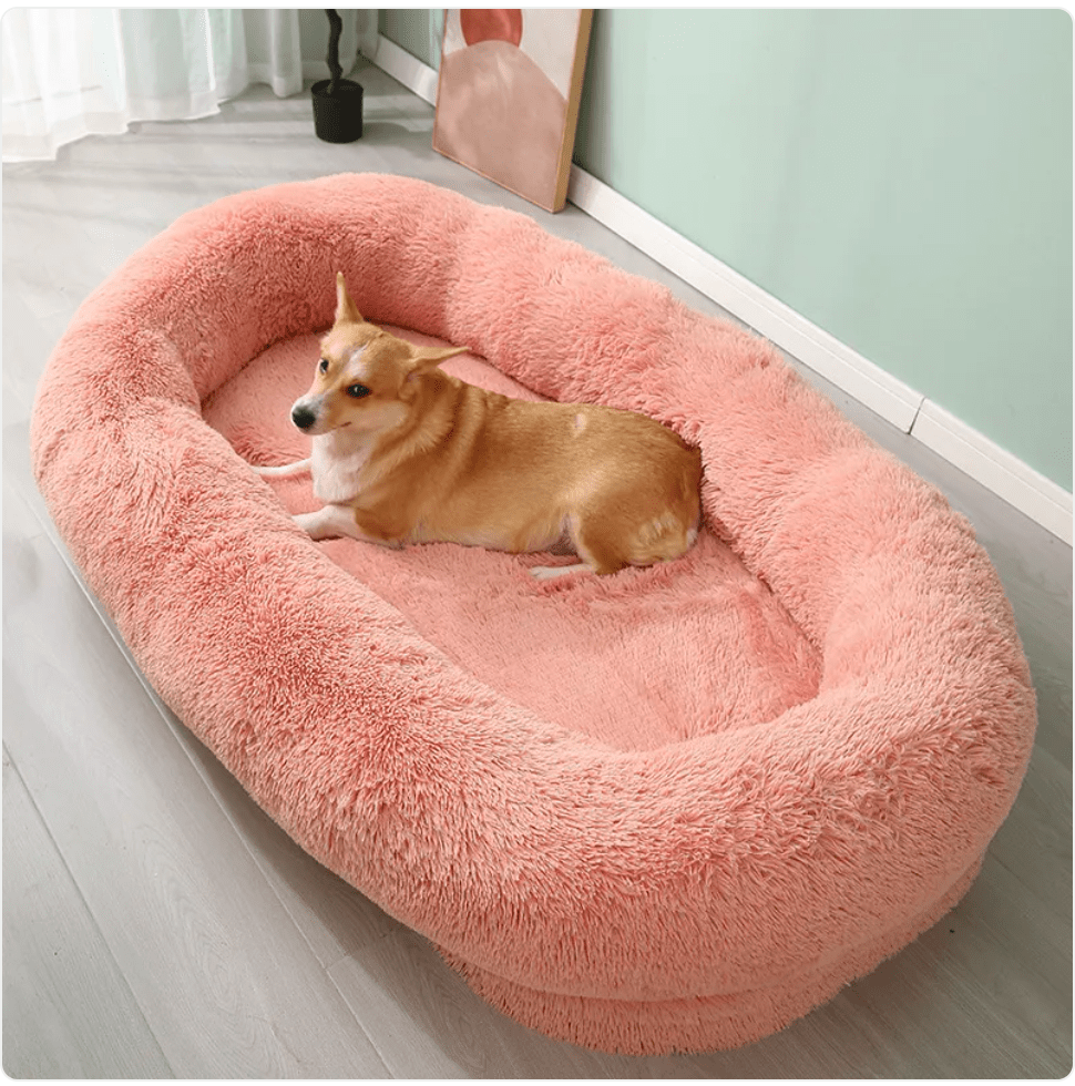 Plush Winter Pet Bed - Warm, Large, Removable & Washable - MegaEssentials