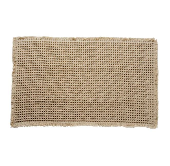 Home Fashion Waffle Bathroom Door Absorbent Carpet - MegaEssentials