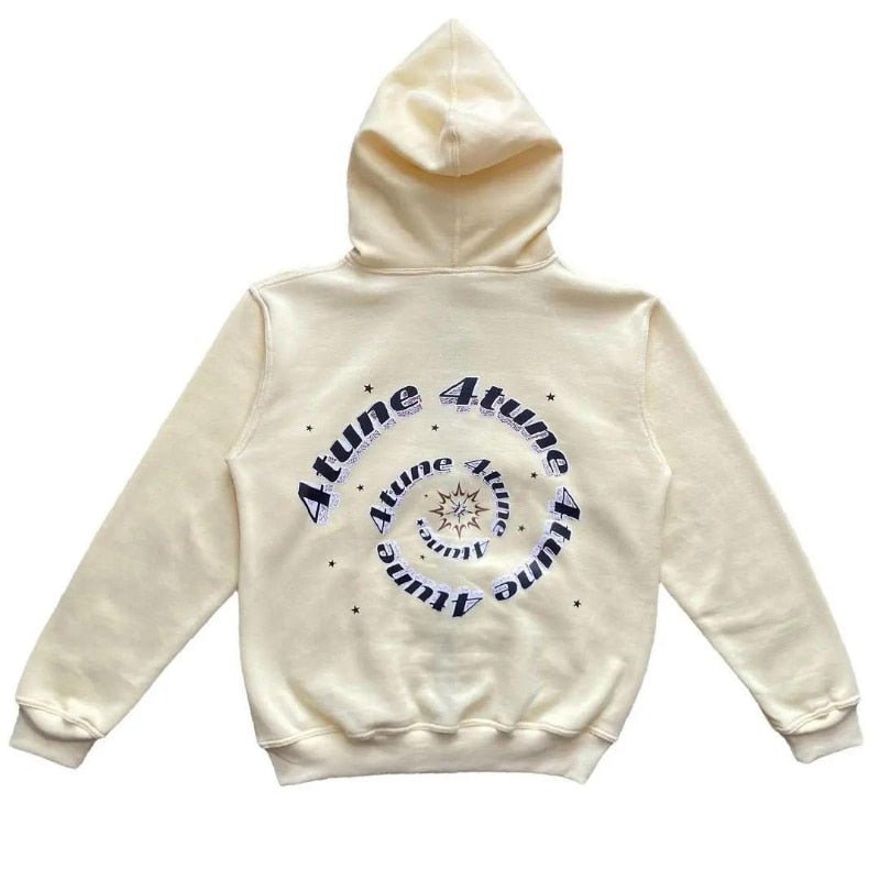 Star Printed Zip Up Hoodies - MegaEssentials