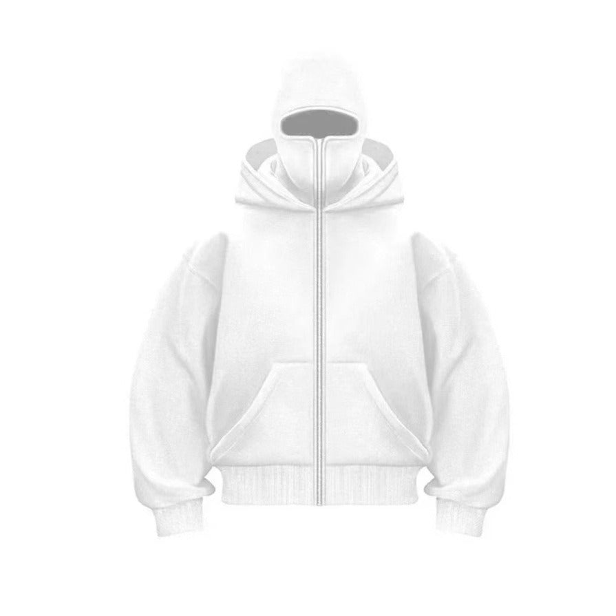 Men's Hooded Zip-Up Baseball Jacket - MegaEssentials