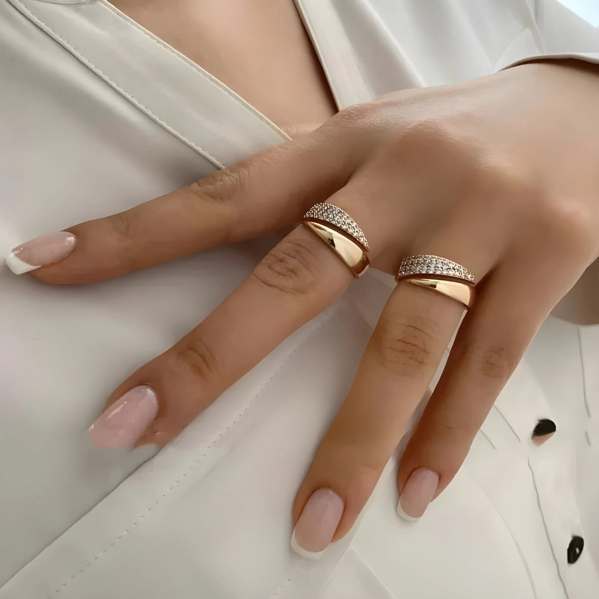 Elegant Adjustable Sparkle Ring - MegaEssentials