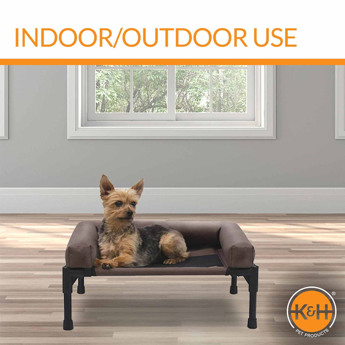 K&H Pet Products Original Bolster Pet Cot Elevated Pet Bed - MegaEssentials