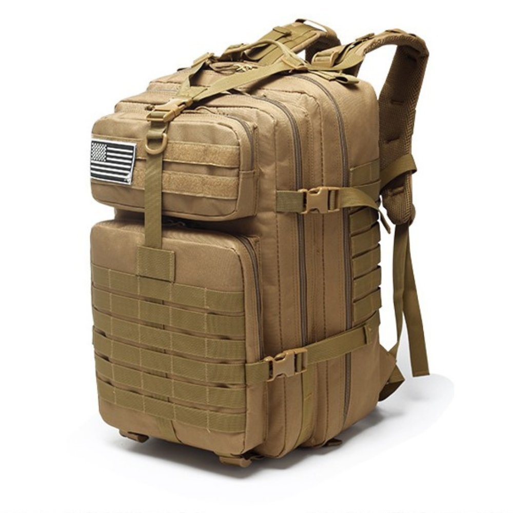 42L Tactical Backpack Bag with USA Patch - MegaEssentials