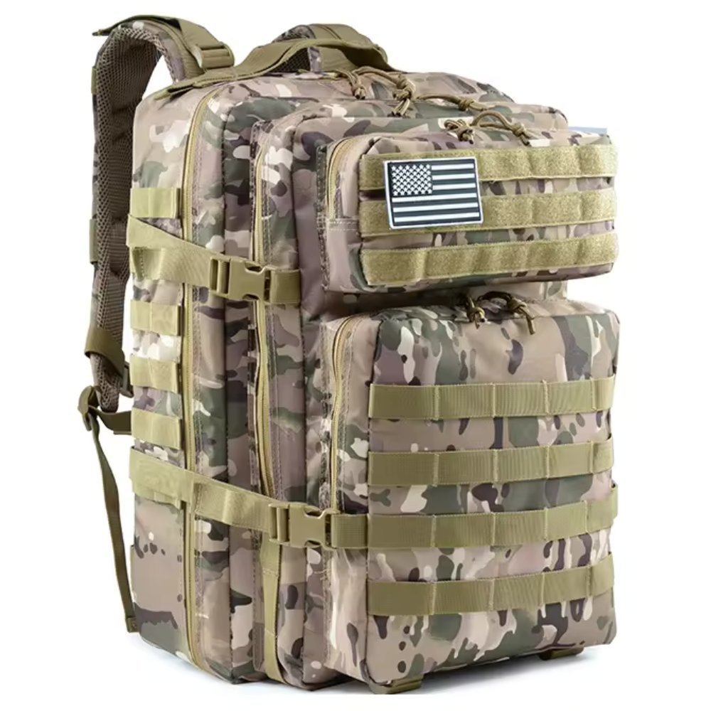 42L Tactical Backpack Bag with USA Patch - MegaEssentials