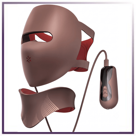 3D Light Therapy Anti-Aging Face Mask & Tachyphoton Freezing-Age Neck Beauty Instrument Set - MegaEssentials